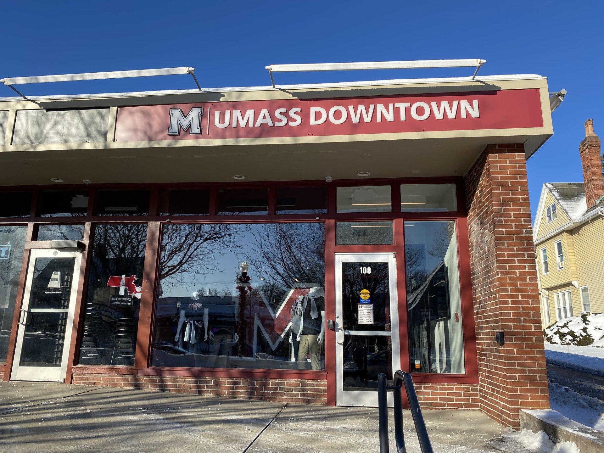 photo of UMass Downtown storefront